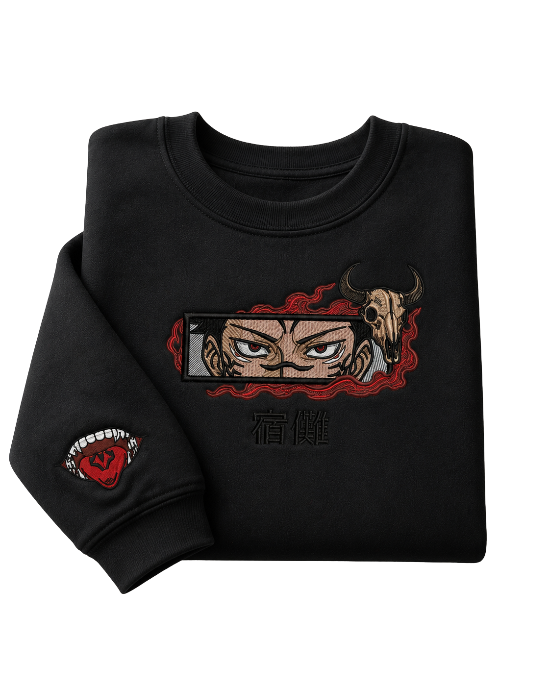 Sukuna Eyes JJK Embroidery